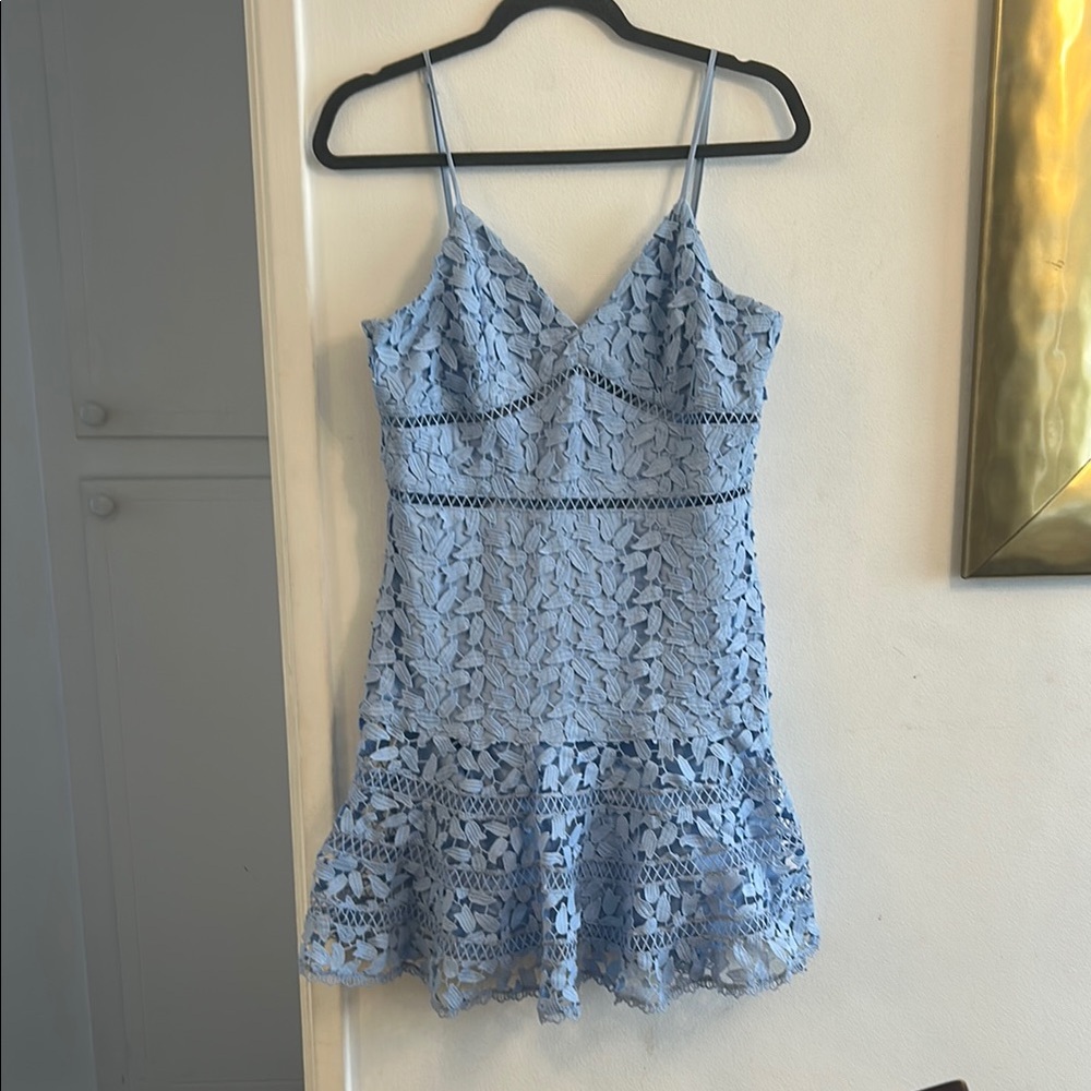 Light Blue Lace Dress